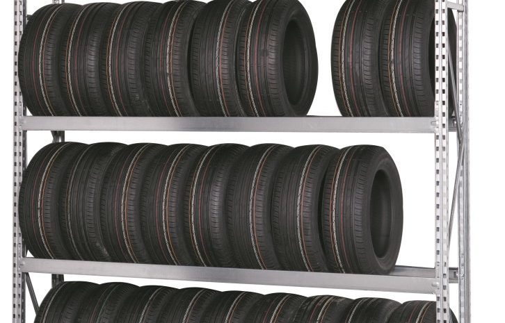 Idéal  et pratique pour stocker tous types de pneus V.L (seul ou sur jantes).