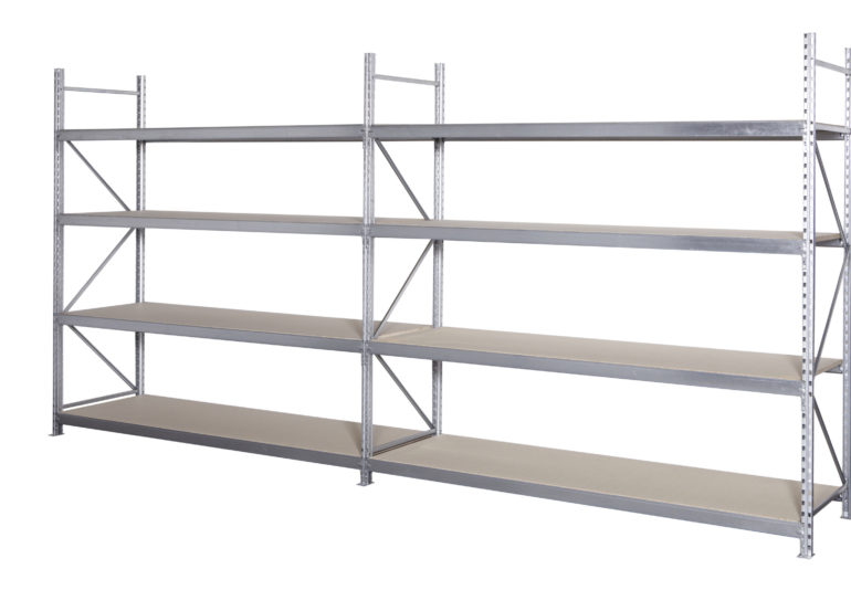 ML 4 rayonnage mi-lourd galvanisé platelage bois